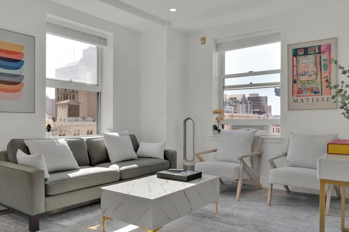 Modern 2br King+office, Nob Hill By Unionsq/fidi - San Francisco