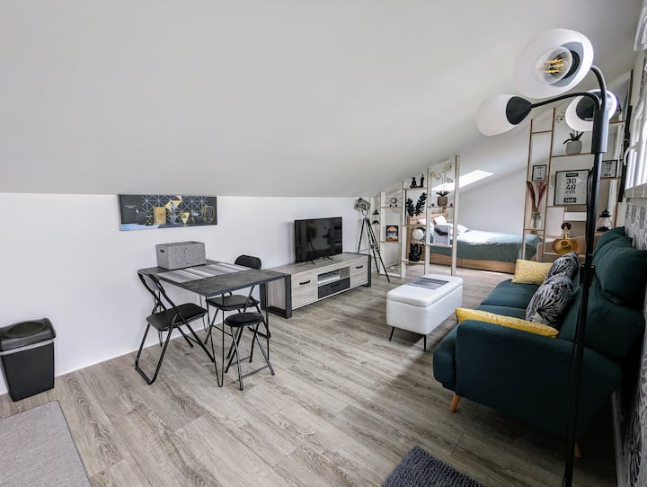 Studio 1er éTage Avec Terrasse - Haute-Saône