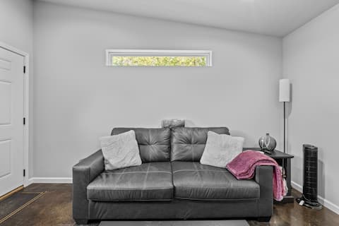 Popular Airbnb listing: Adult Only Escape- Hot Tub + Firepit -Home #5 in Piney