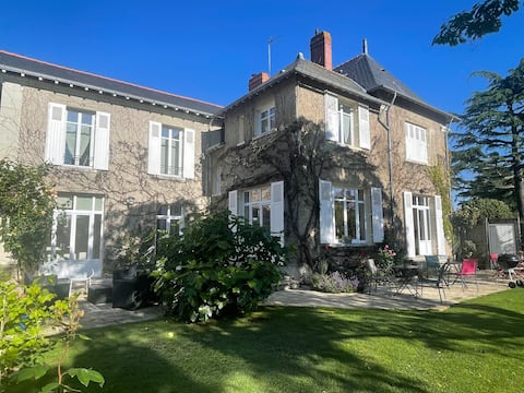 Beautiful house full of character in the town center.