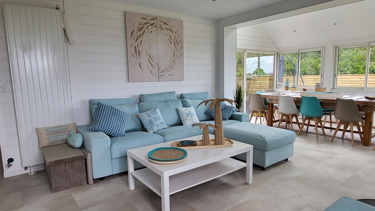 Erfolgreiche Airbnb-Immobilie: villa la lisière 3* house 12 to 14 people 200 m beach in Diocèse De Bayeux Lisieux