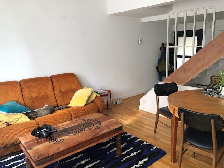Logement Entier- Maison 6 Pers 
"Neko No Ie" - Rennes