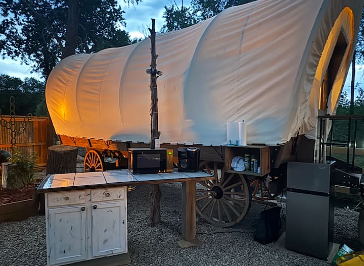 Southwest Luxury Glamping -Tdown Covered Wagon - Mancos State Park, Mancos