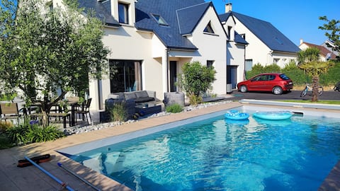 House 8 people - 5 minutes from the beach