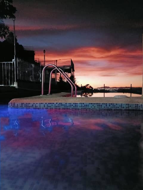 Panoramic villa with pool