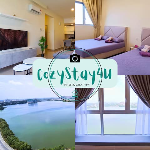 Puchong Lake-view Condo: 10 min to Cyberjaya