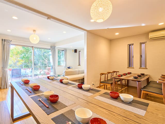 東京都心。143㎡の広々とした上質な宿。山手線田端駅4分、最寄駅から上野9分東京16分新宿19分。