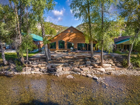 High end remodeled river retreat