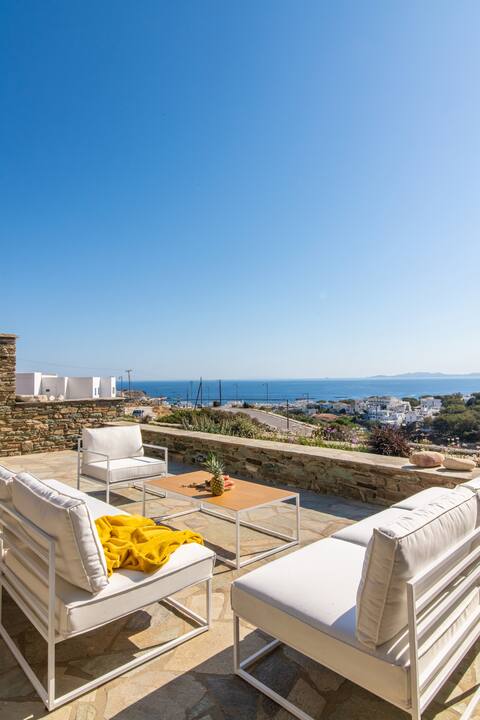 Villa Cabana by EneaTinos | 3BR SeaView