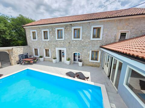 Stone house with private pool