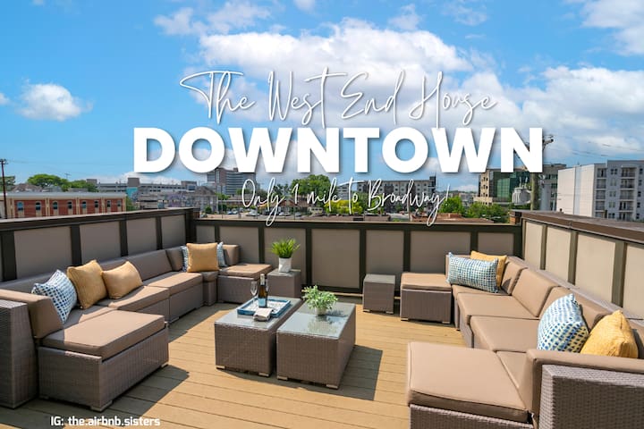 The West End House – 1 mile to Broadway/Sleeps 12!