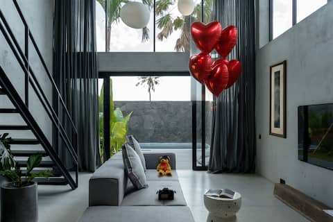 The Elite | Modern 1BR Loft with Private Pool