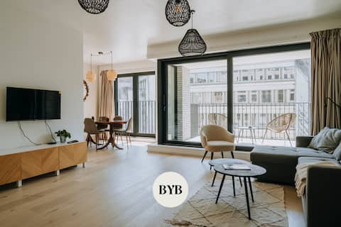 Apt. 2 bedrooms + garage in the heart of Liege