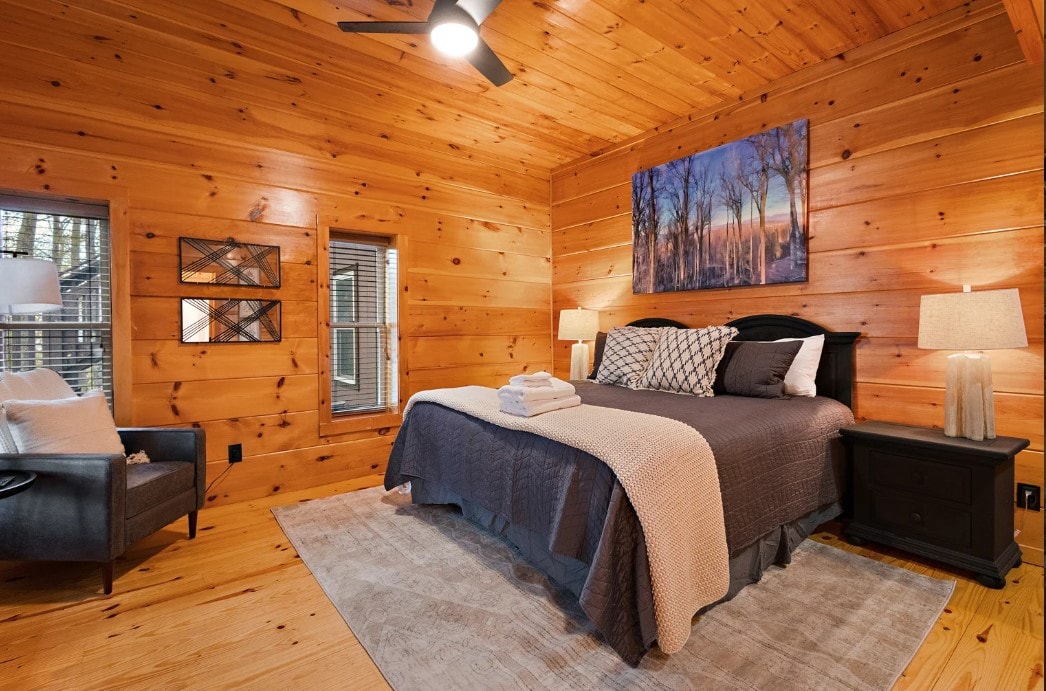 Habitación king en el nivel inferior