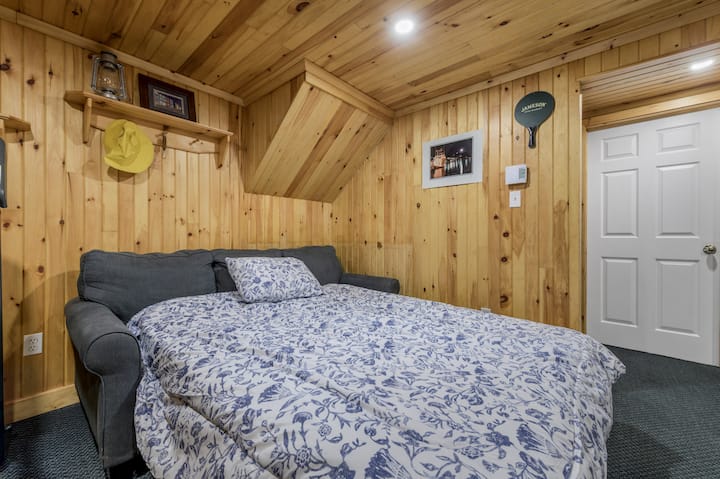 Pullout double bed