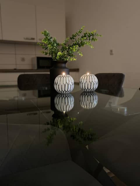 Tasteful apartment, 100sqm ,3SchlaZi., Full size.