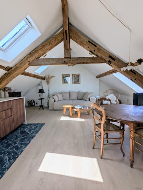 Chantilly under the roofs • 45 m2 • Luxury & Cozy