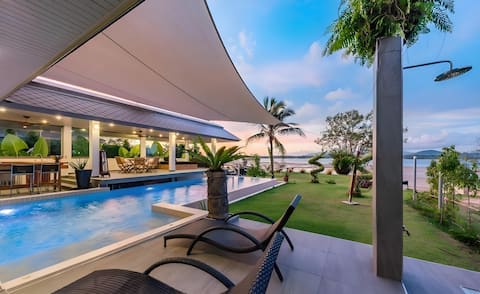 Mai Khao Beach | Luxury 7 Bedroom Villa | 0m from the Sea | Infinity Double Pool | Daily Cleaning | 