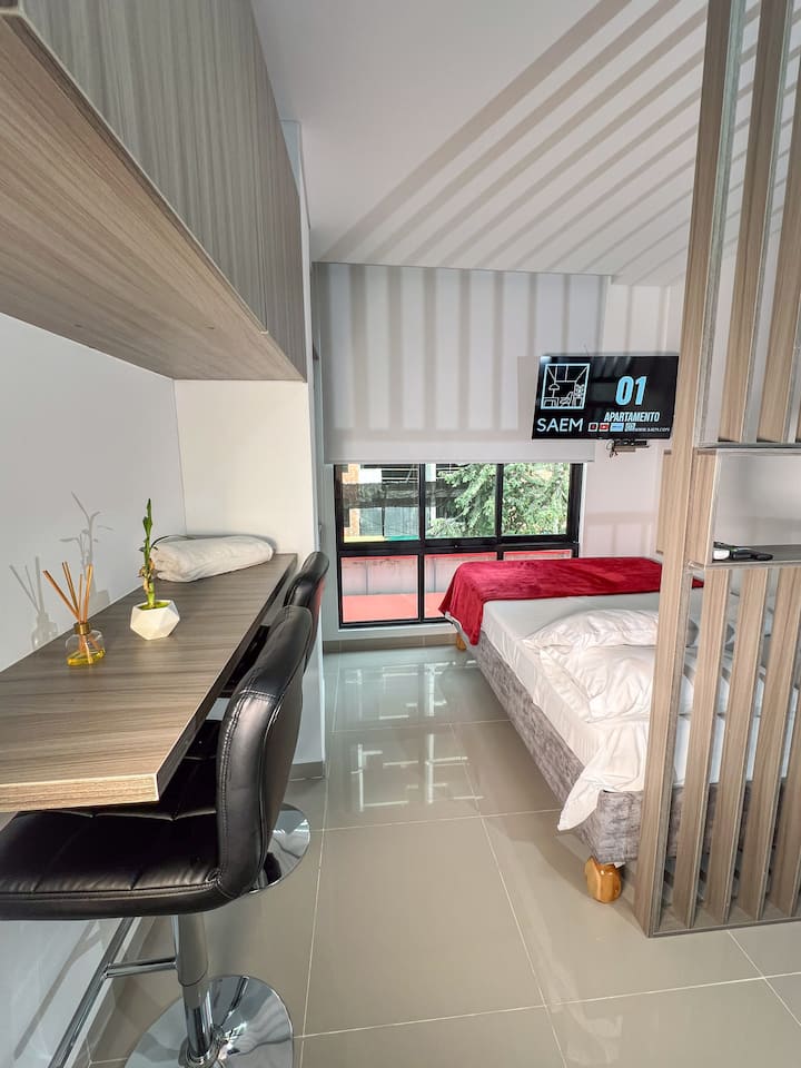 01 Apt Modern Studio South View Wifi Ac - 卡利