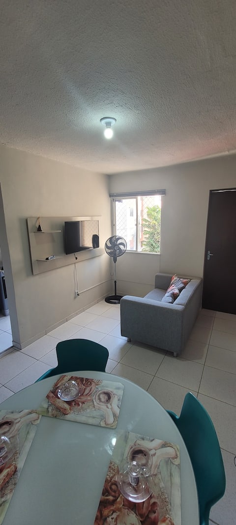 Apto in São Luís, with pool and air, near the beach