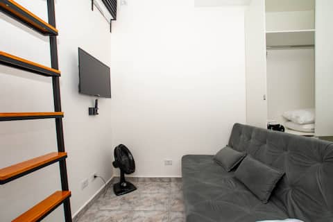 Top Airbnb: Studio5 - 15 min from GRU Airport 1 in 6 x interest-free in Guarulhos