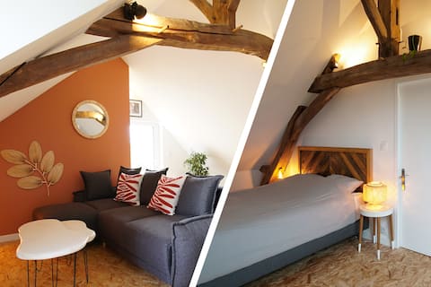 2 chambres doubles (canapé-lit option) -2 à 4 pers