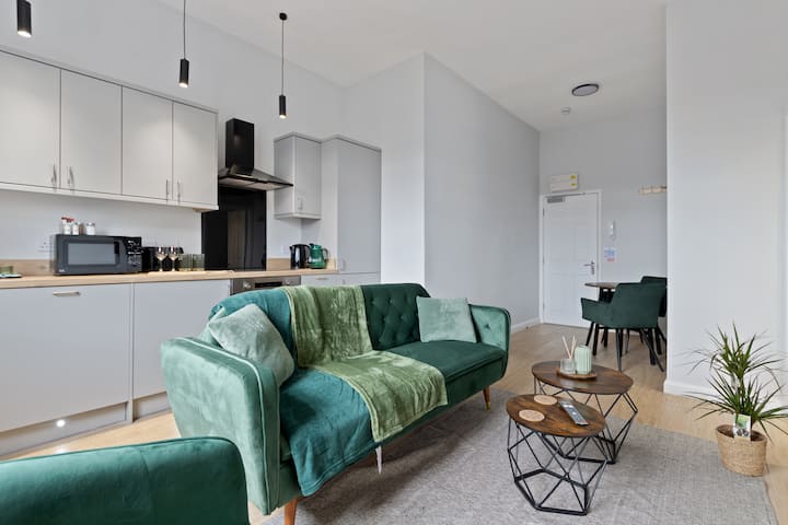 Modern Apartment Double Room |Free Parking Suite 8 - Newark-on-Trent