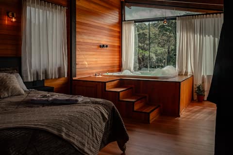 Romantic hut with spa and hydromassage