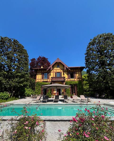 Villa Nanni/pool/parking/central Cernobbio