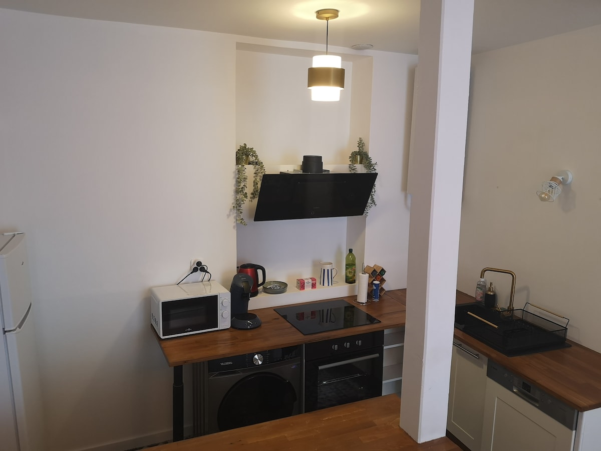 Annonce Airbnb populaire: Cozy studio with balcony, in the city center, WiFi à Pau