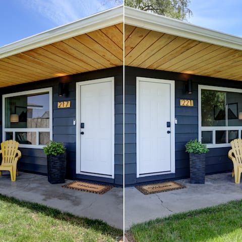 Two Updated Units, Entire Duplex, 4BR, Sleeps 12