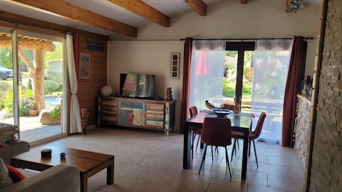Airbnb performant: Quiet house with private mini-pool à Sotta