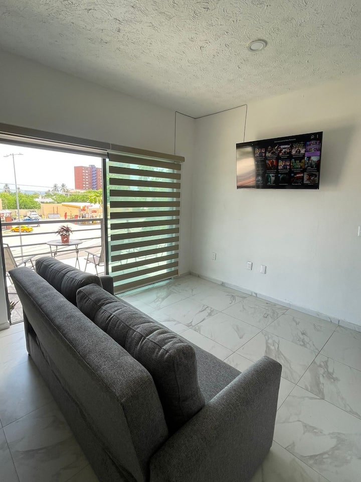 News Apartament 3 Min. From The Beach, On Blvd - Manzanillo, Colima, Mexico