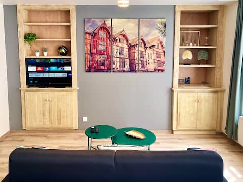 Top performing Airbnb: Balnéo 2 people, sauna, hammam and champagne in Troyes