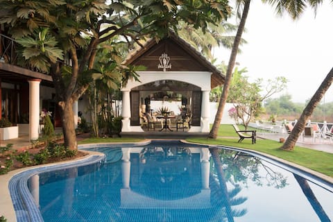 6 Room Villa in Britona on the Mandovi River