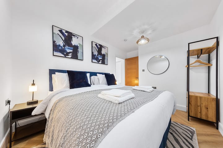 Indulge in ultimate comfort with a king-size bed, plush pillows, and soft bed linens for the perfect night's sleep.