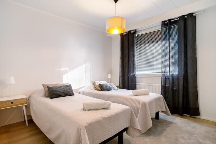 2 camas individuales, área para dormir 80 * 200