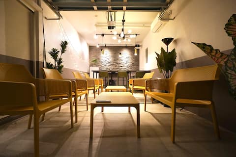 ⑰ Yomitan Village Resort | Max 12 Guests | Spacious Private Entire Building | Stylish Garage Bar on 