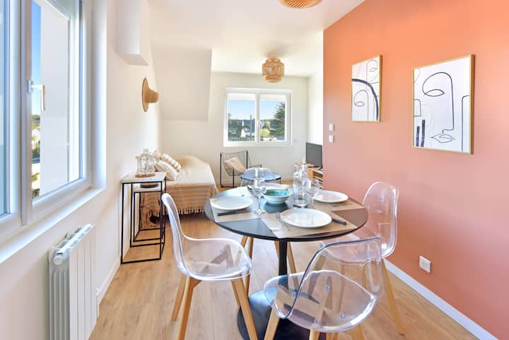 Langoustine: Studio Cosy 10 Min Du Port+plage - Le Croisic