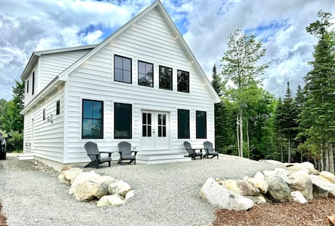 White Chalet on the Hill