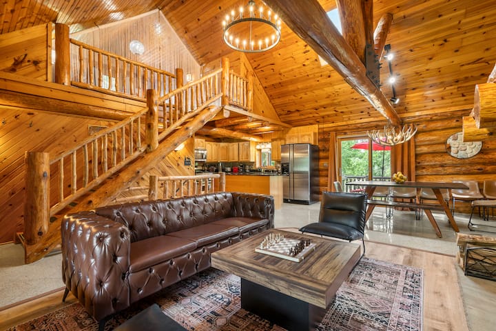 Riverside Cabin Retreat+ Hot Tub|sauna|king Beds - Rockford
