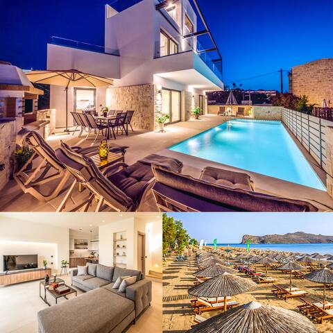 100m to Beach & Near Chania City / Private Pool