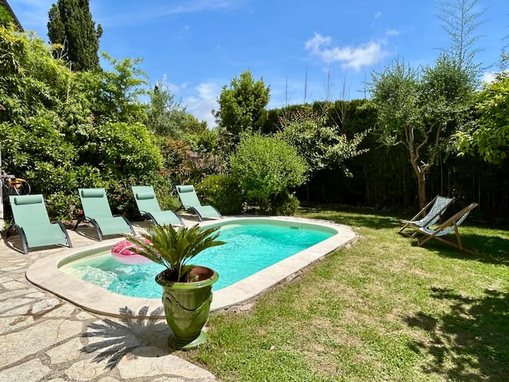 Charmante Maison Cannes 5p -Piscine/ac/garage/wifi - Cannes