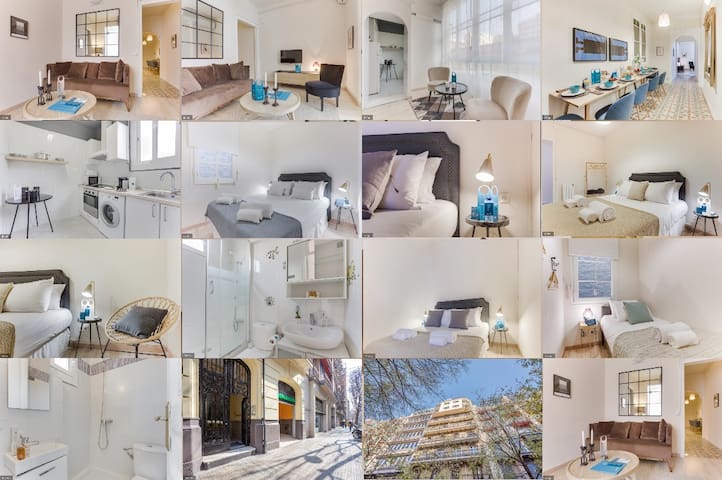 roc Great 8 bedrooms 4 bathr. Groupflat L’Eixample