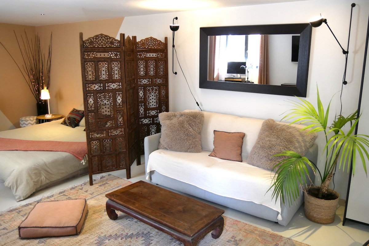 Successful Airbnb property: Large independent suite 2 steps from the metro in Asnières Sur Seine