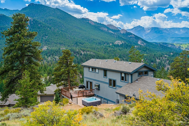 Hot Tub & Top Of The World Views Of National Park - Estes Park, CO