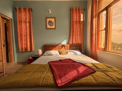 TribalTerrace- entire house with tea garden view.