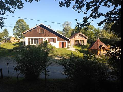 Waterfall cottage for 20 people