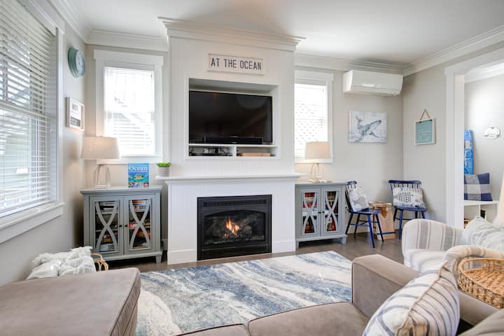 Გაატარეთ საღამო ცეცხლის გარშემო სმარტ-ტელევიზორით სტრიმინგისთვის. 