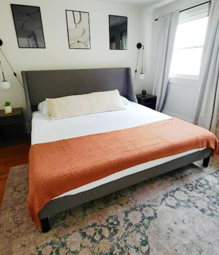 Rest easy on premium King/Queen linens. Every room is designed for a 'hotel-feel' stay with blackout options for a perfect night's sleep.
